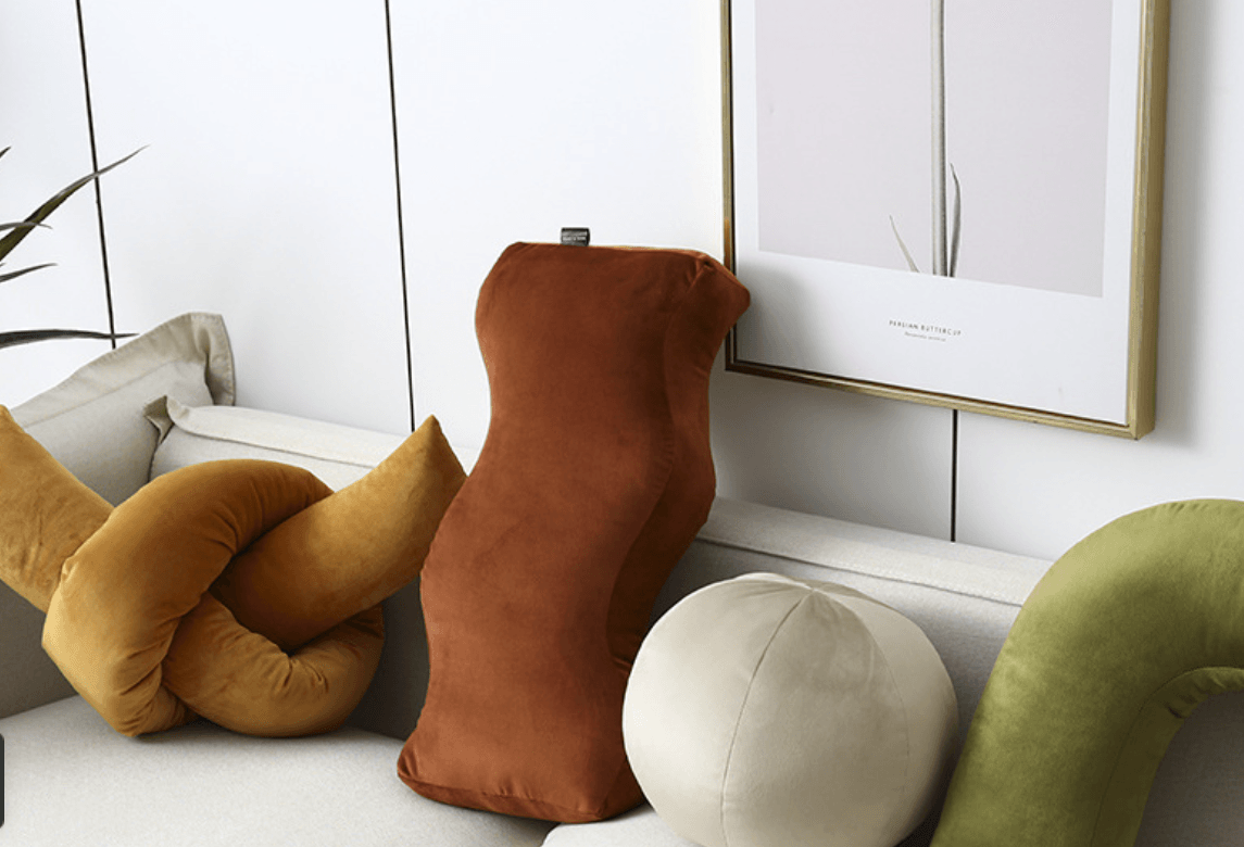 Soft Retro Shapes Cushion