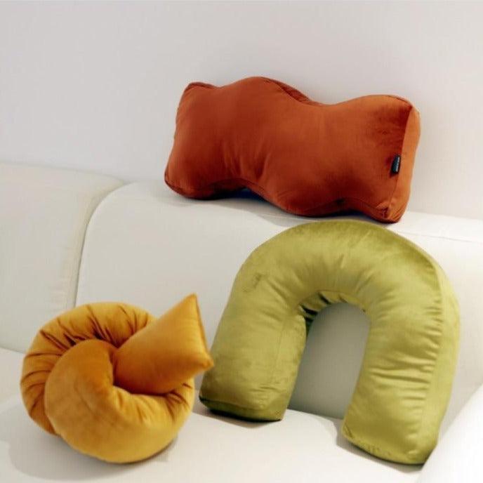 Soft Retro Shapes Cushion