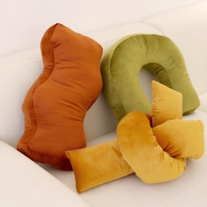 Soft Retro Shapes Cushion