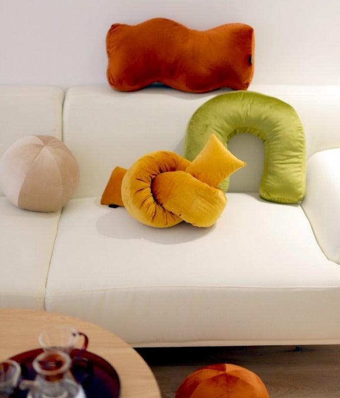 Soft Retro Shapes Cushion