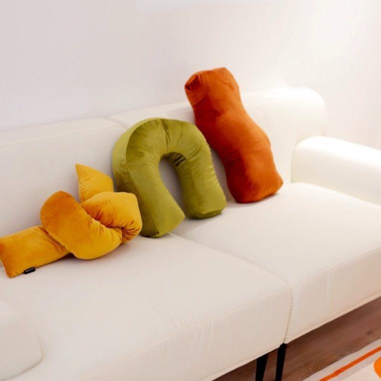 Soft Retro Shapes Cushion